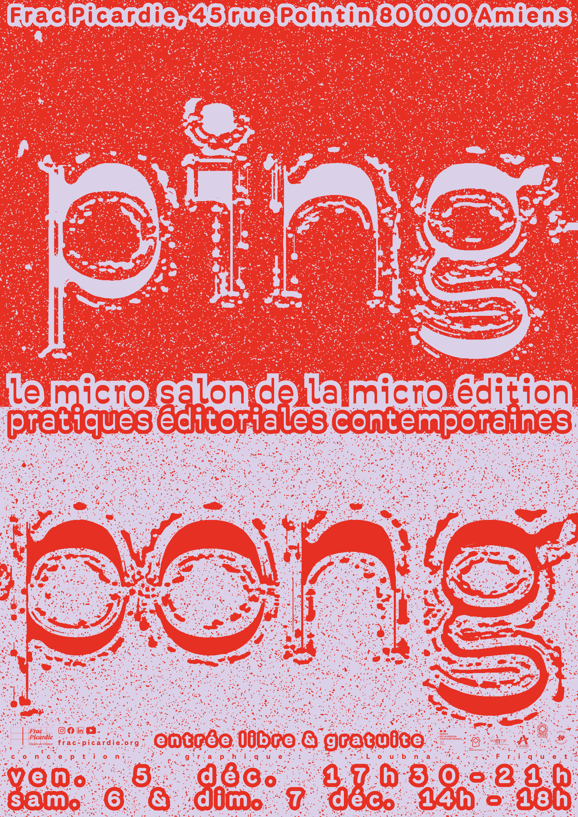 Affiche Ping Pong &eacute;dition 2026 &copy;Loubna Friquet